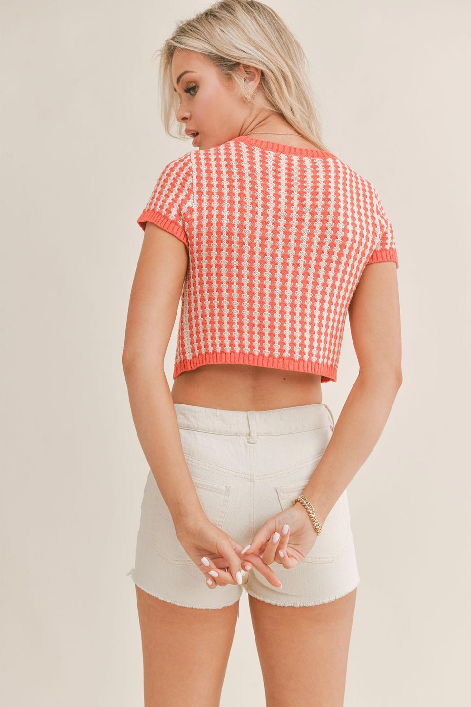 AMORE SWEATER TIE TOP