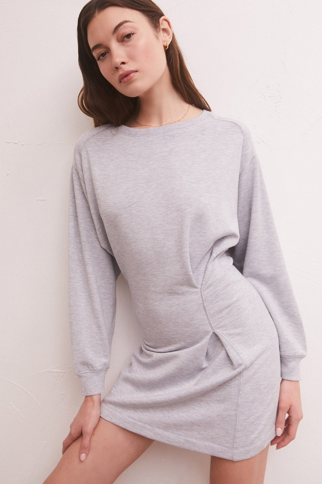 BAXLEY DRESS / HEATHER GREY