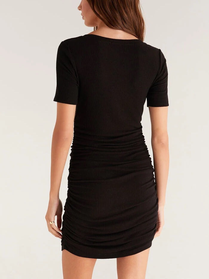 KALINA RIB MINI DRESS