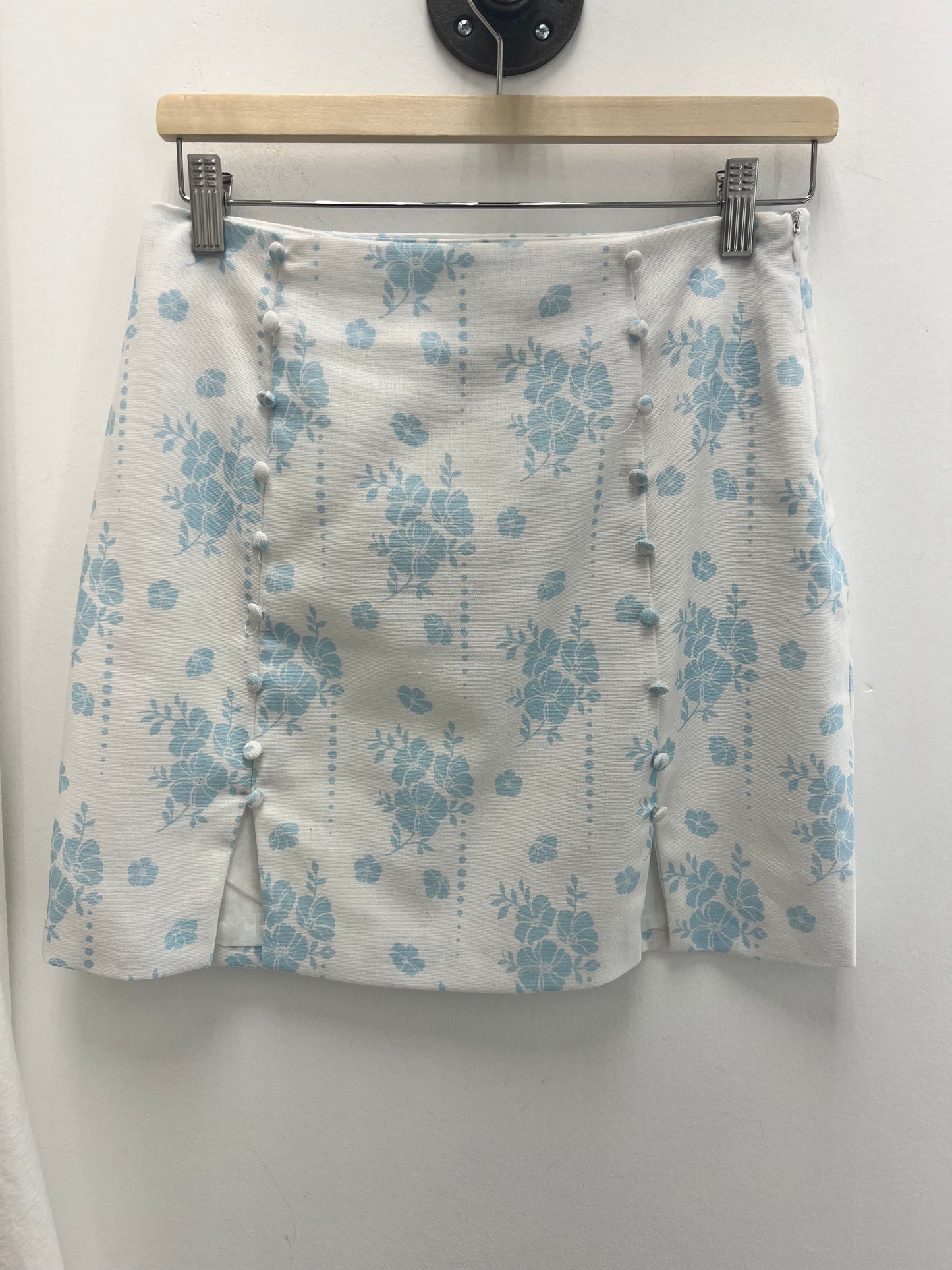 BLUE WALLPAPER SKIRT
