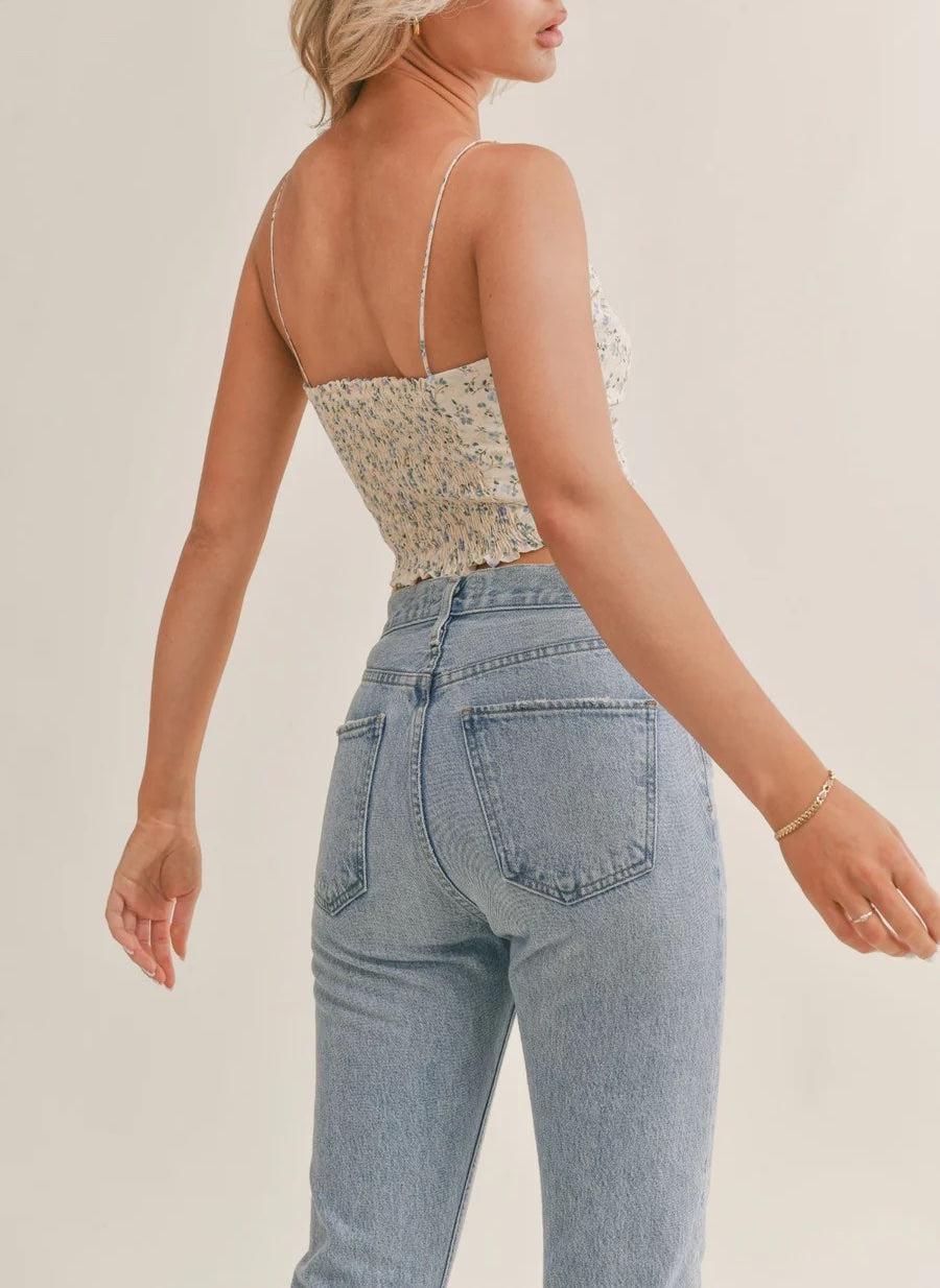 FLOWERBUDS CROP TOP