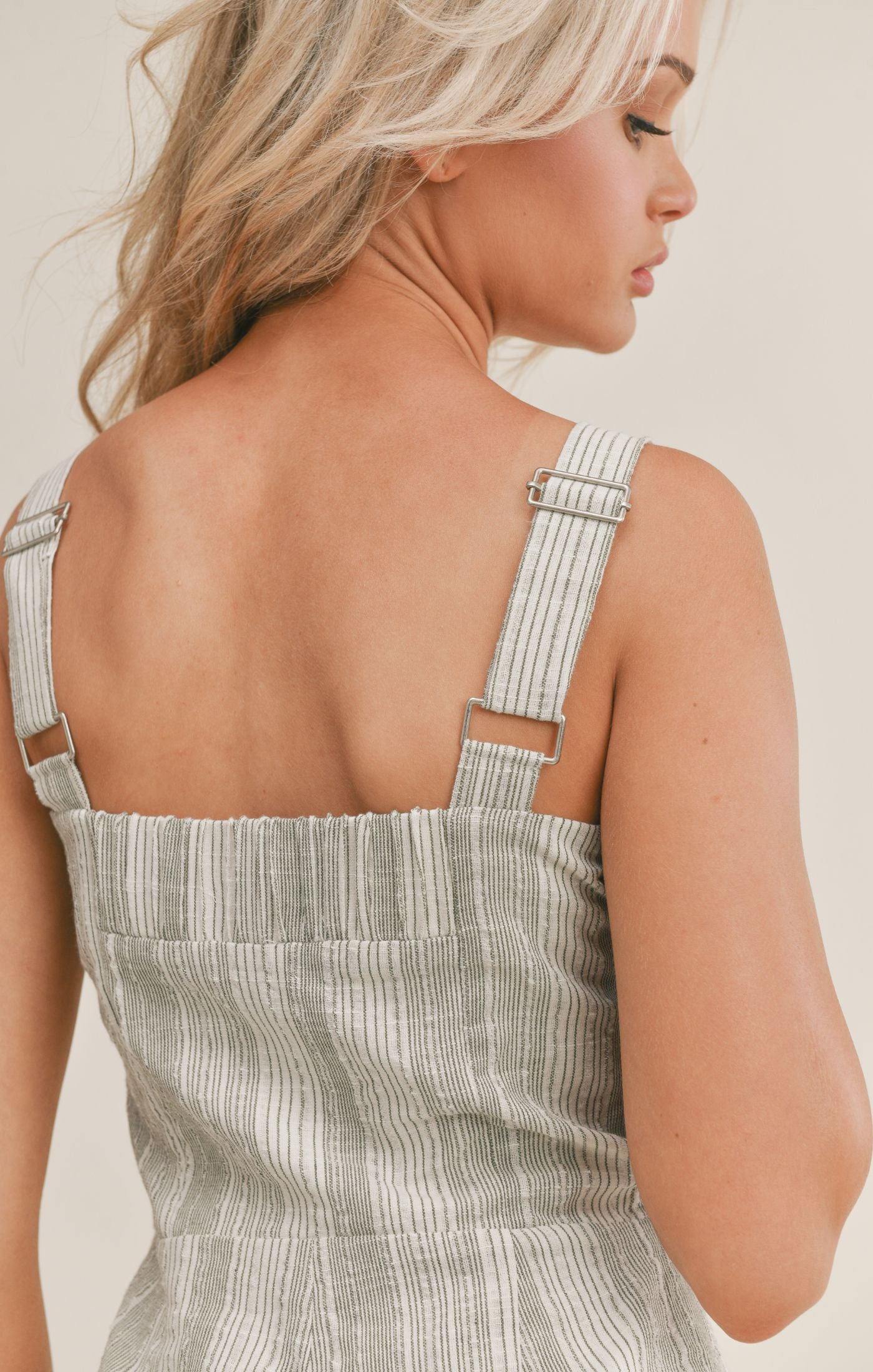ROMAN STRIPED ROMPER
