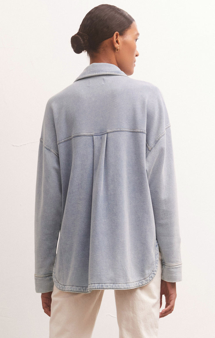 ALL DAY KNIT DENIM JACKET
