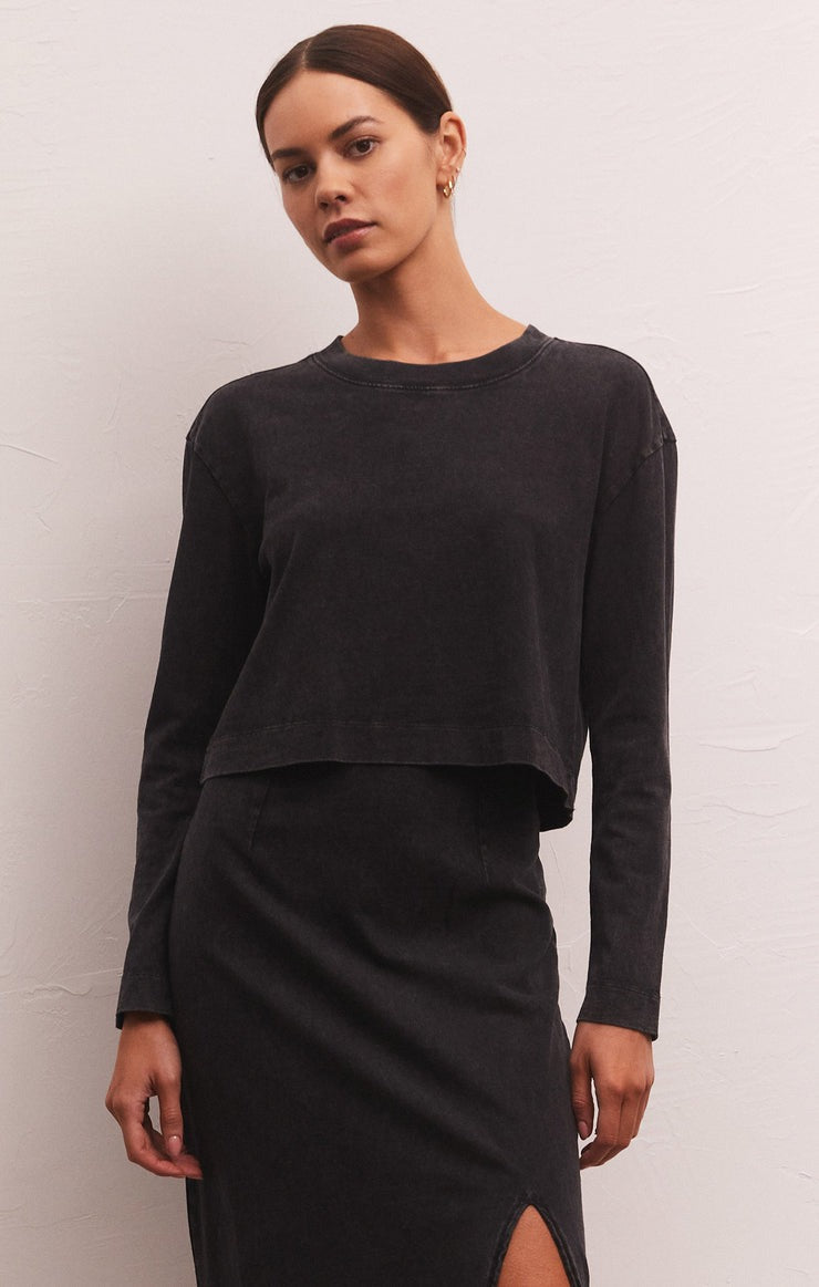 SLOANE LS TOP BLACK
