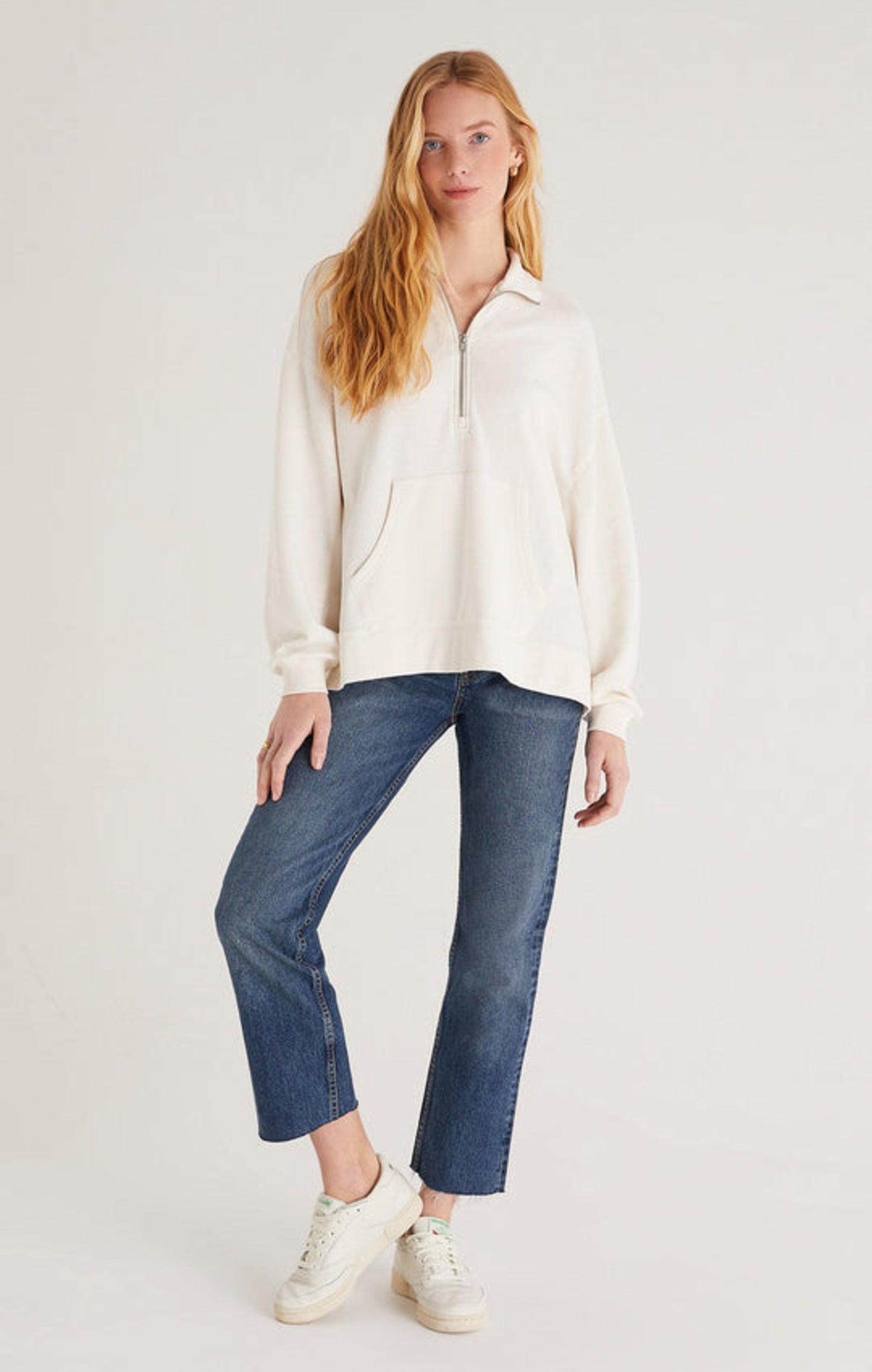 HALF-ZIP MODERN WEEKENDER / SANDSTONE