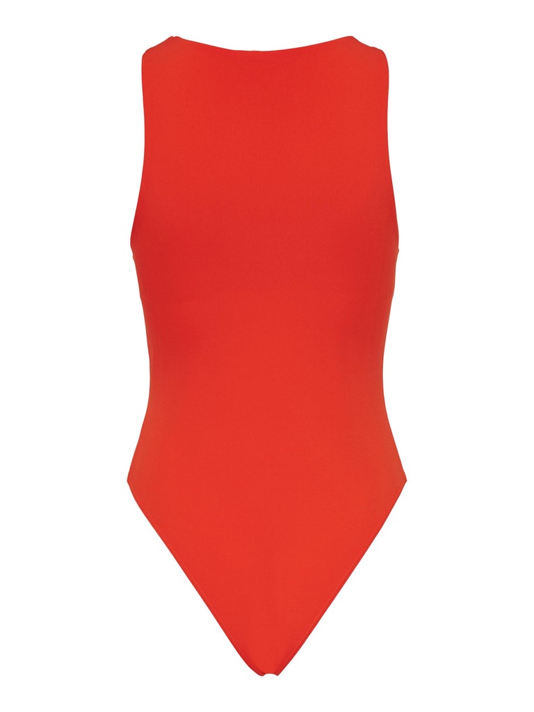 FANO SLEVELESS BODYSUIT / POPPY RED
