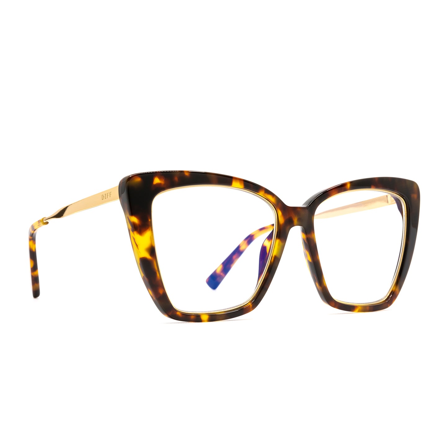 DIFF BECKY IV // AMBER TORTOISE + BLUE LIGHT TECHNOLOGY