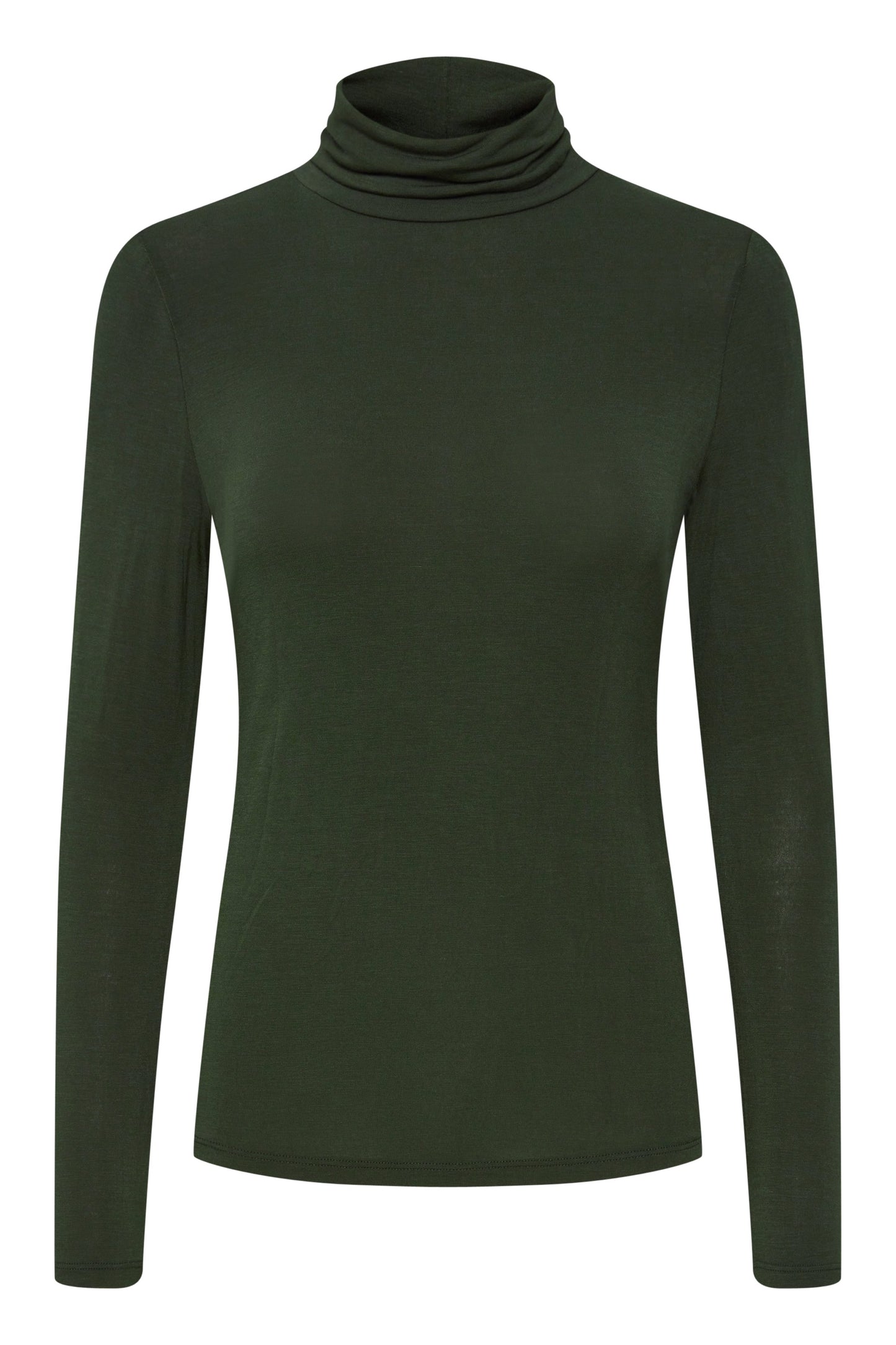 PHILUCA LONG SLEEVE TURTLE NECK/ KOMBU GREEN