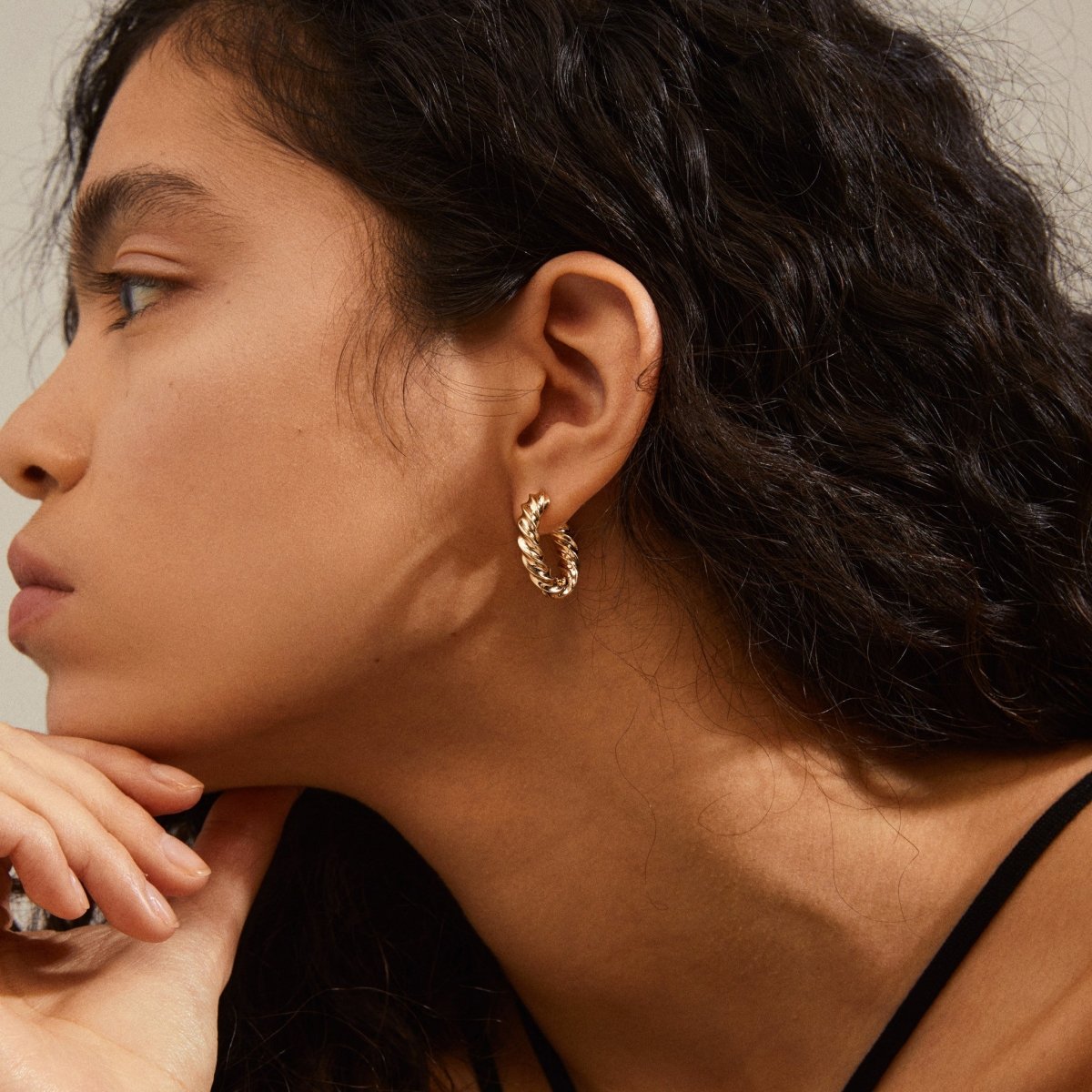 LEILA EARRINGS / GOLD PLATED