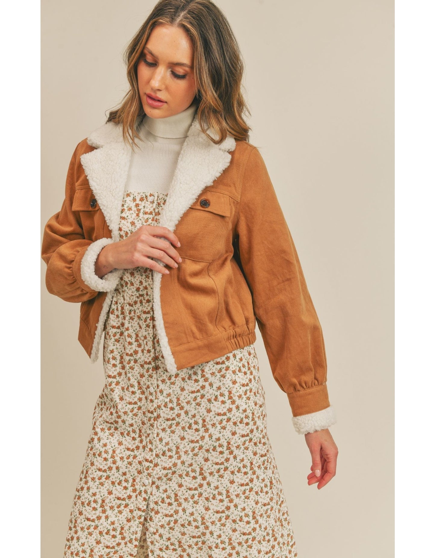 BRING IT HOME JACKET / CAMEL