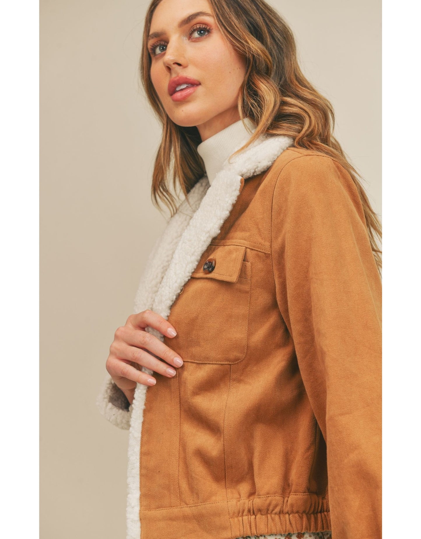 BRING IT HOME JACKET / CAMEL