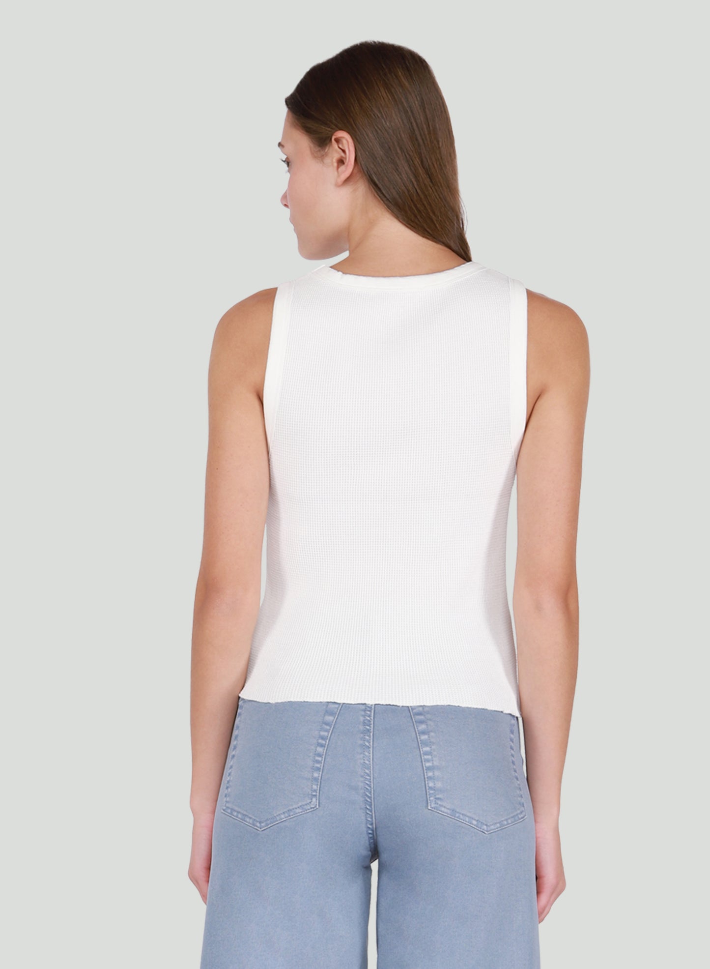WAFFLE KNIT TANK TOP