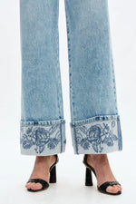 Load image into Gallery viewer, FLORA HIGH RISE WIDE LEG

