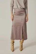 Load image into Gallery viewer, CONTINUS SKIRT / TAUPE

