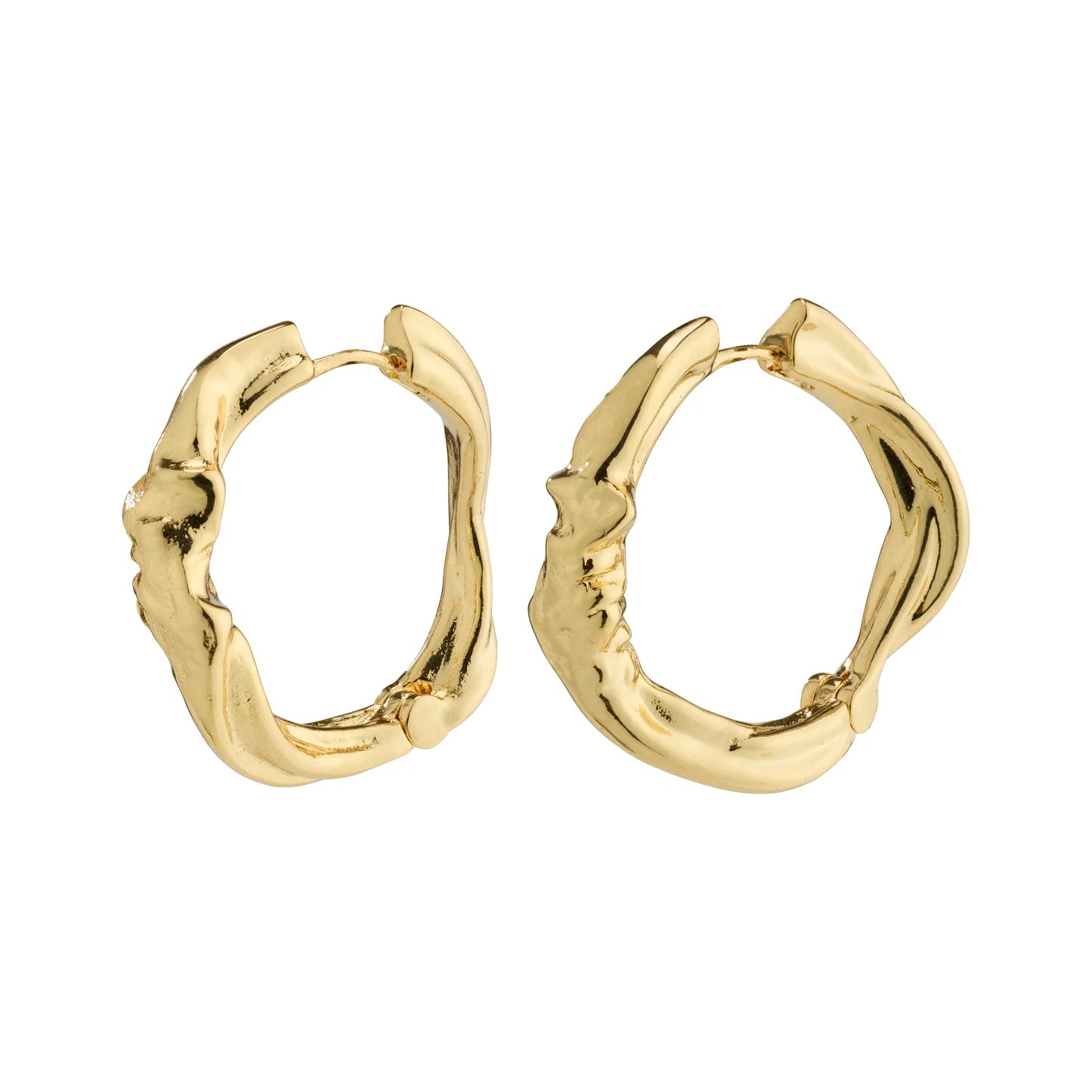 ANNE RECYCLED LARGE HOOPS / GOLD