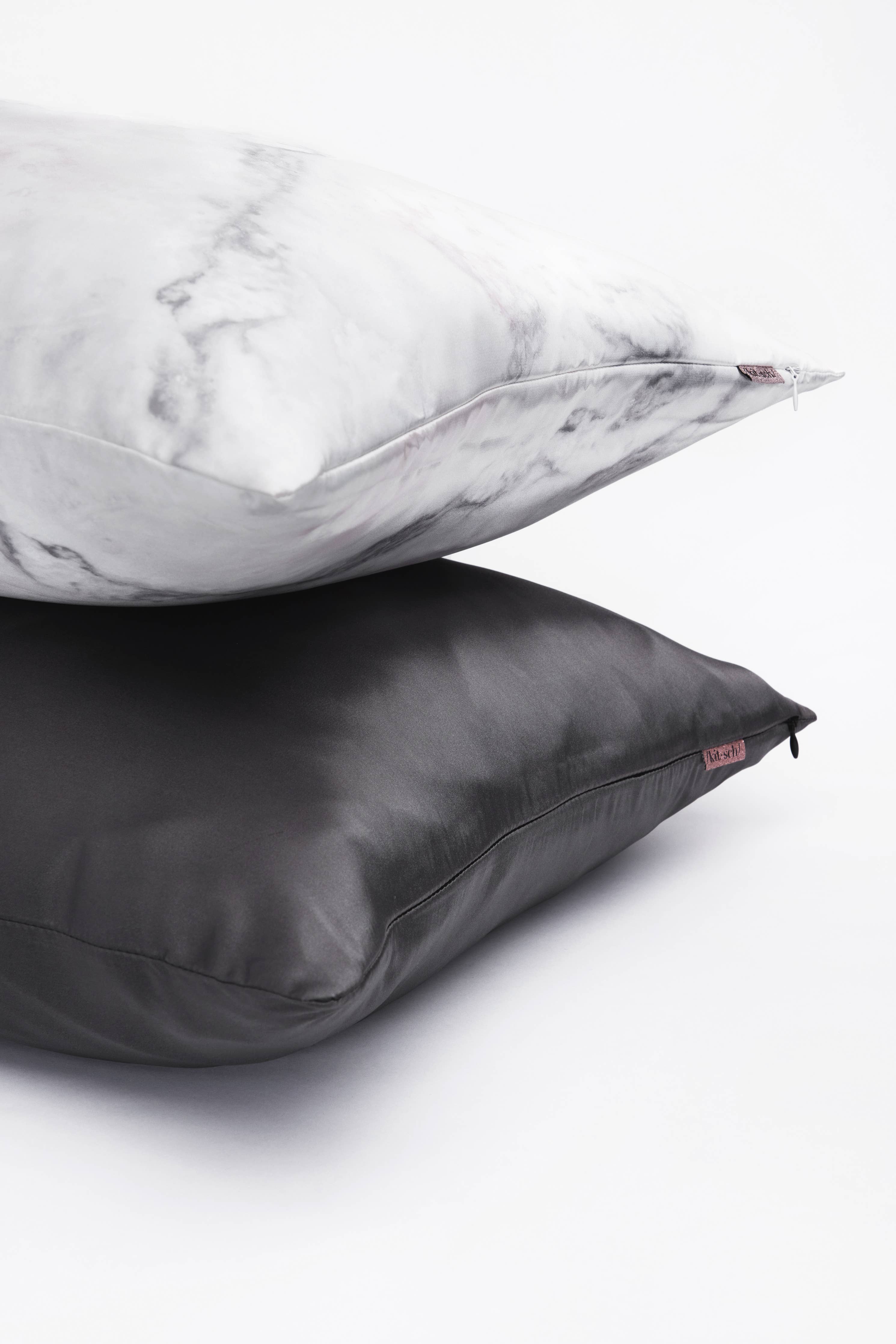 SATIN PILLOWCASE / Charcoal