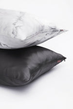 Load image into Gallery viewer, SATIN PILLOWCASE / Charcoal
