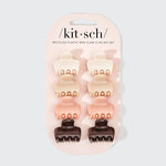 Load image into Gallery viewer, MINI PUFFY CLAW CLIPS RECYCLED PLASTIC 6 PCS SET  / Rosewood
