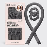 Load image into Gallery viewer, SATIN HEATLESS CURLING SET / Charcoal
