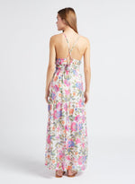 Load image into Gallery viewer, FLORAL PRINTED STRAIGHT MIDI DRESS
