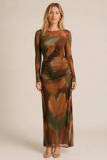 Load image into Gallery viewer, AURA MESH MIDI DRESS
