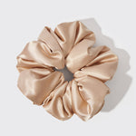 Load image into Gallery viewer, HOLIDAY CLOUD 9 SATIN PILLOW SCRUNCHIES 1 PC/ Champagne
