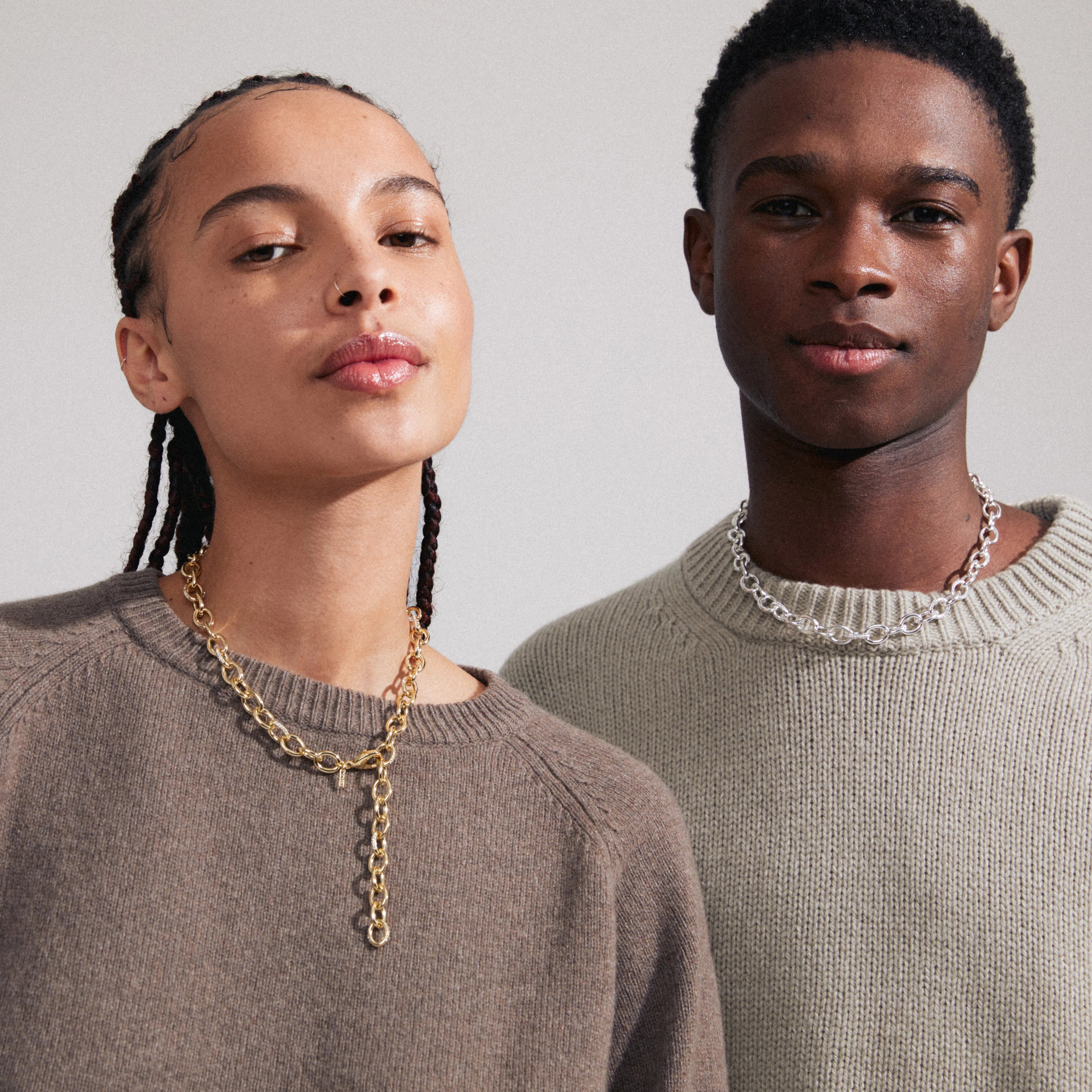 AMIRI necklace gold-plated