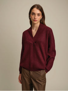 LIAM SWEATER / Wine