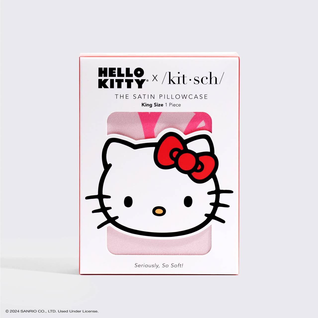 HELLO KITTY SATIN PILLOW CASE / KING