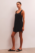 Load image into Gallery viewer, EASY GOING MINI DRESS / BLACK
