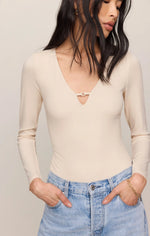 Load image into Gallery viewer, GINGER BODYSUIT / CHALK
