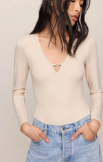 Load image into Gallery viewer, GINGER BODYSUIT / CHALK
