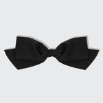 Load image into Gallery viewer, Recycled Fabric Bow Hair Clip 1pc- Black
