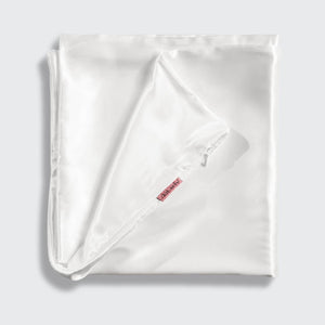 KING SATIN PILLOWCASE  / IVORY