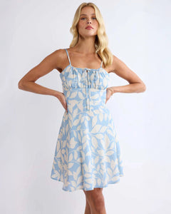 DAYDATE TIE FRONT MINI DRESS