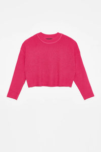 STOOGEES SWEATER/ HOT PINK