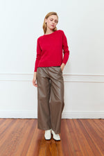 Load image into Gallery viewer, BEGONIA SWEATER / CRANBERRY
