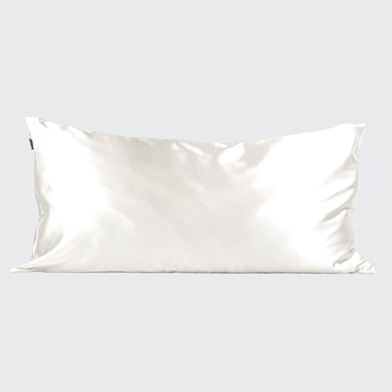 KING SATIN PILLOWCASE  / IVORY