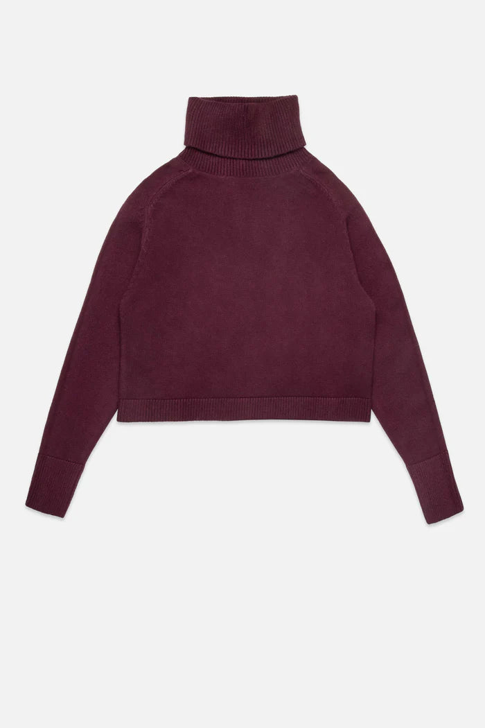 PUGLIESE TURTLENECK SWEATER / WINE