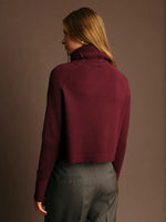 Load image into Gallery viewer, PUGLIESE TURTLENECK SWEATER / WINE
