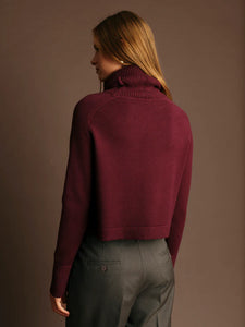 PUGLIESE TURTLENECK SWEATER / WINE