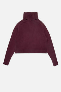 PUGLIESE TURTLENECK SWEATER / WINE