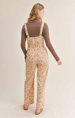 Load image into Gallery viewer, MARIGOLD FIELDS CORDUROY OVERALL / CREAM MULTI
