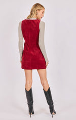 Load image into Gallery viewer, SKY BAR CORDUROY MOD DRESS
