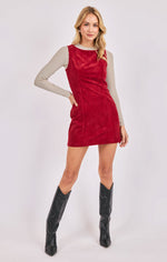 Load image into Gallery viewer, SKY BAR CORDUROY MOD DRESS
