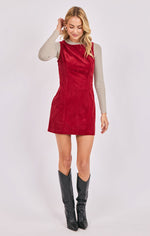 Load image into Gallery viewer, SKY BAR CORDUROY MOD DRESS
