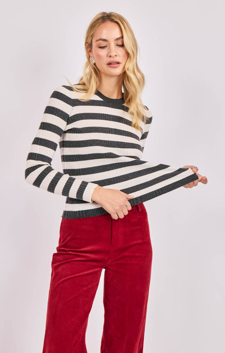 SABINE STRIPED SWEATER