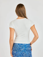 Load image into Gallery viewer, RONAN SHORT SLEEVE TEE / WHITE
