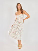 Load image into Gallery viewer, BOUQUET SWEETHEART MIDI DRESS
