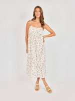 Load image into Gallery viewer, BOUQUET SWEETHEART MIDI DRESS
